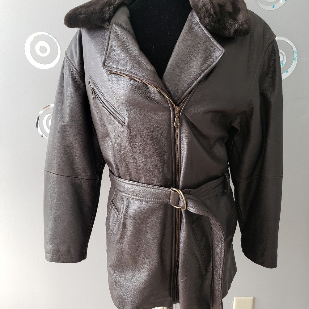 Leather Coat